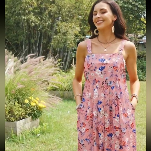 Floral Pink Jumpsuit - Picture 11 of 15